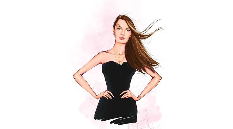 Gorgeous fashion illustration sketches by VarvaraMi