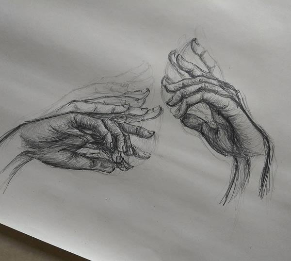 Charcoal Pencil Drawings by Ishani Kuwar