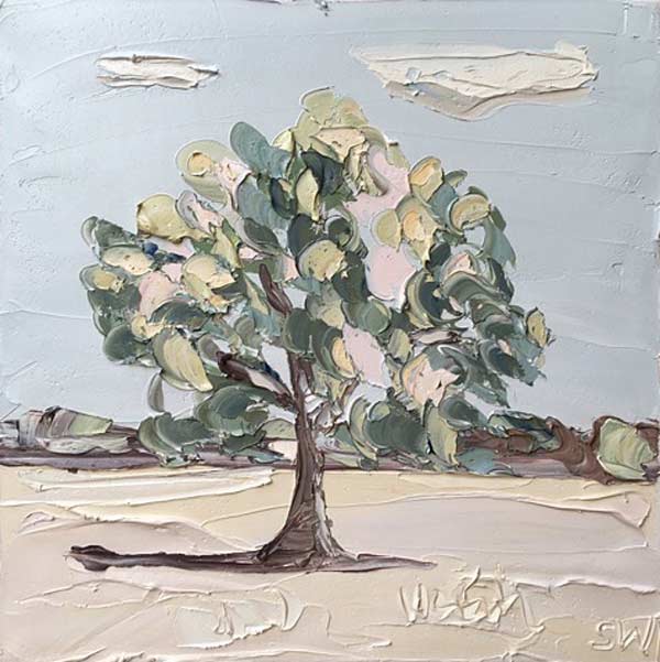 Oil paintings on canvas by Sally West