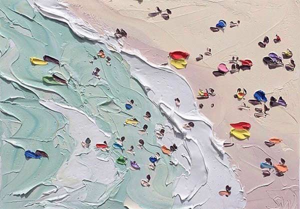 Oil paintings on canvas by Sally West