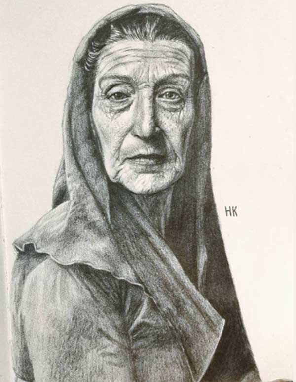 Painting Watercolor Portraits by Anastasia