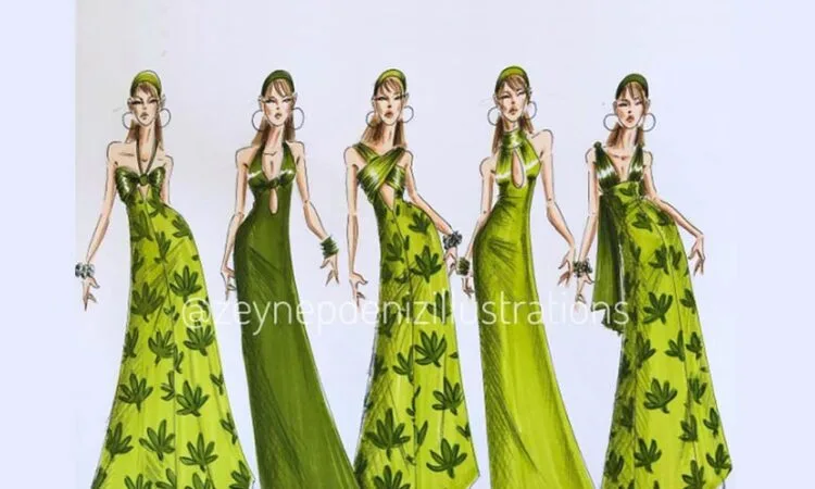 Trendy fashion dress drawin ideas