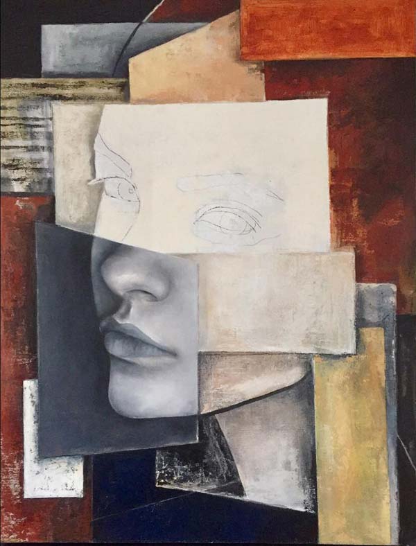 Cubism Oil Paintings on Canvas by Evren Temel
