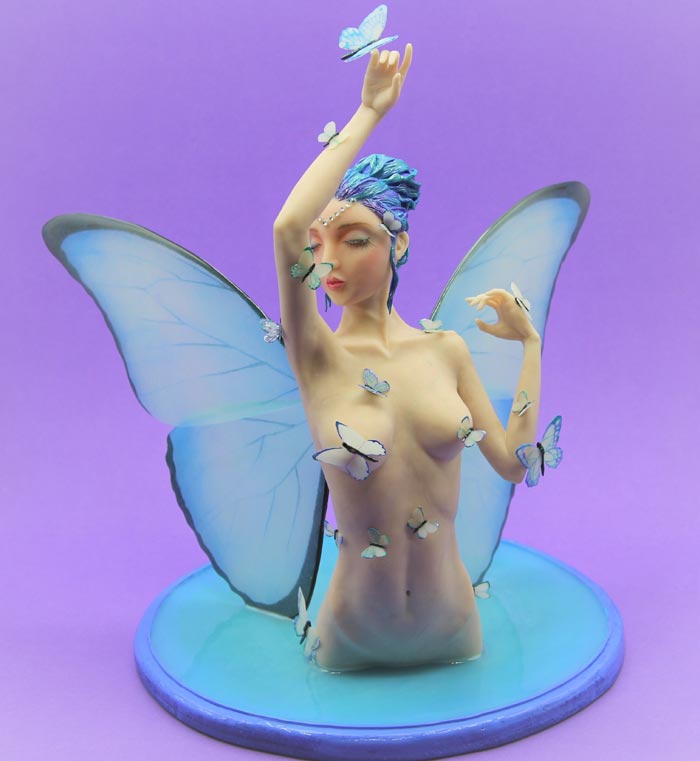 Polymer Clay Sculpture by Nicole Panda