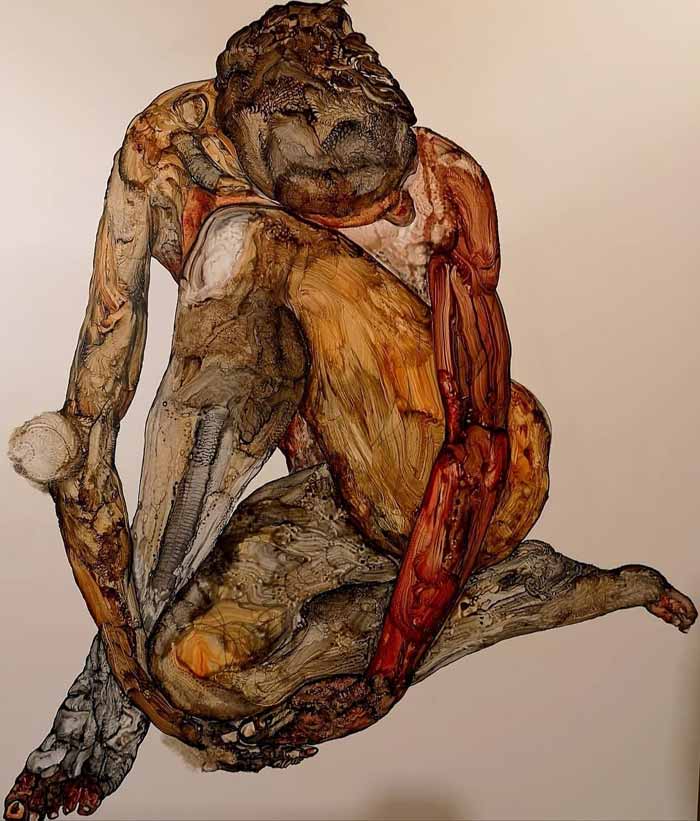 human figure painting, contemporary figure painting artist David Deweerdt