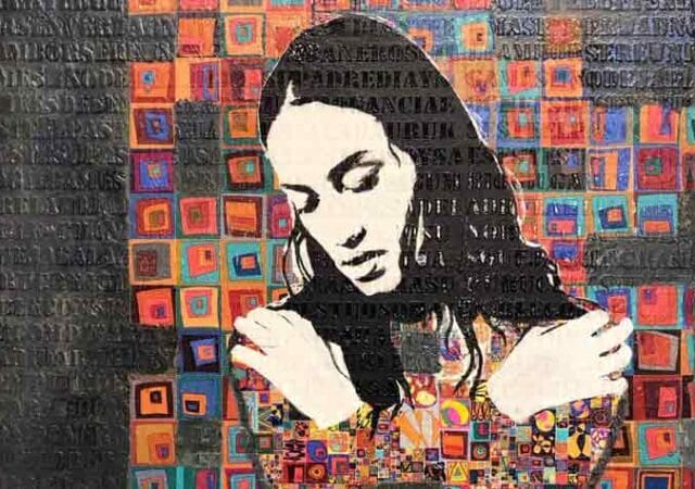 Modern Mosaic Paintings on Canvas by Jose Cacho