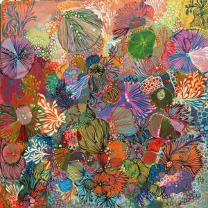Noemi Ibarz Merce (NiM) Abstract Floral Paintings on Trendy Art Ideas