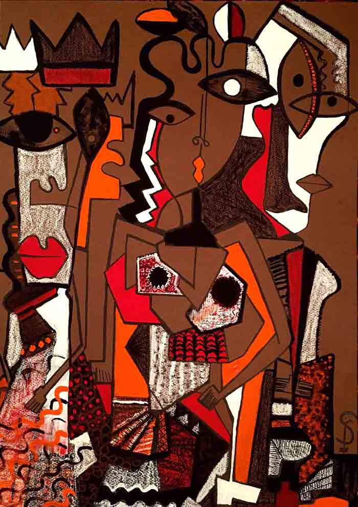 Sepideh Masroor - Modern Contemporary Cubism art