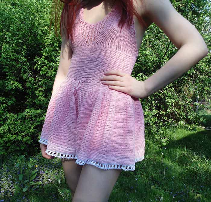 Izabela Firlova's Fashionable Crochet Dresses 