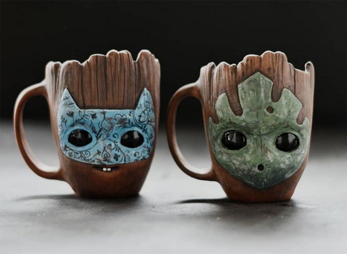 Alex Mrachkovskiy's inspired work Clay Face Mug