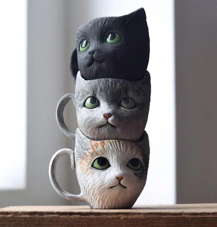 8 oz coffee cups ceramic Kim Wallace Ceramic Cup 8oz