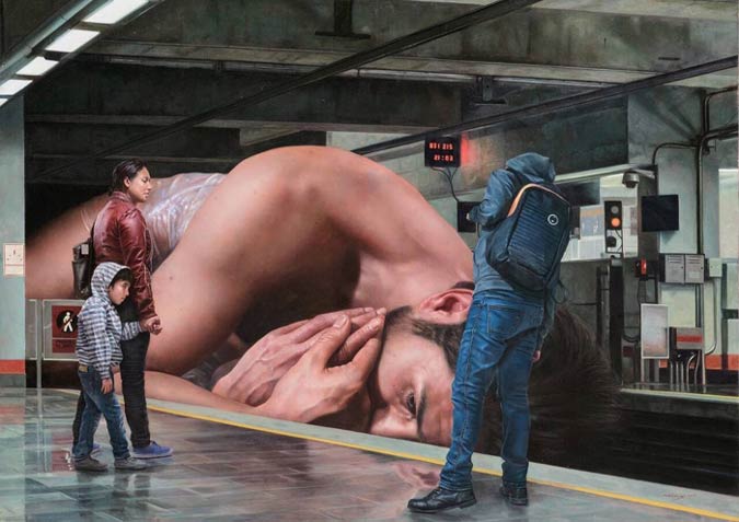 Realism art paintings with deep meaning