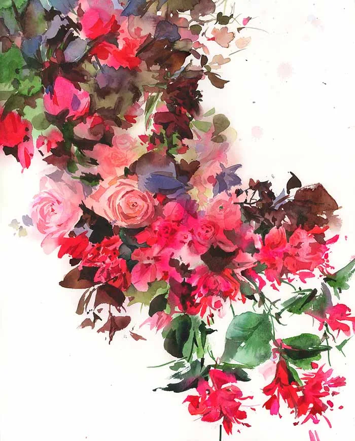 Speranza Flower Watercolor Painting