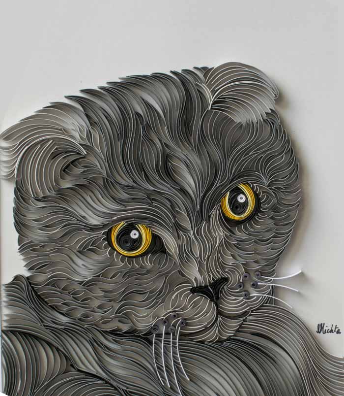 Beautiful Paper Art In The Technique Of Quilling