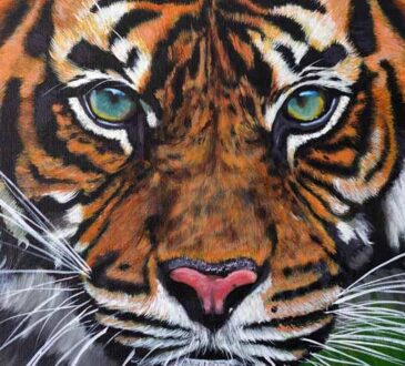 Realistic painting of animals