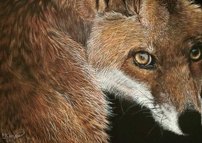 British Wildlife Artist Mike Kenyon