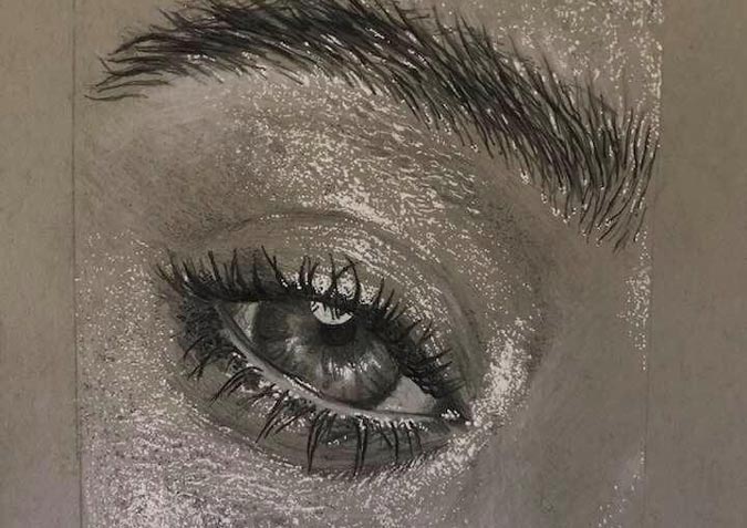 Colored pencil art – Hyper-realistic eyes by 19-year-old artist – Vuing.com