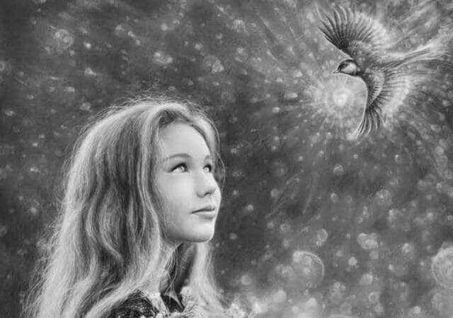 The drawing inspire people to open their hearts to light