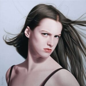 Hyper-Realistic Paintings Of Feminine Nude Figure In Sensual