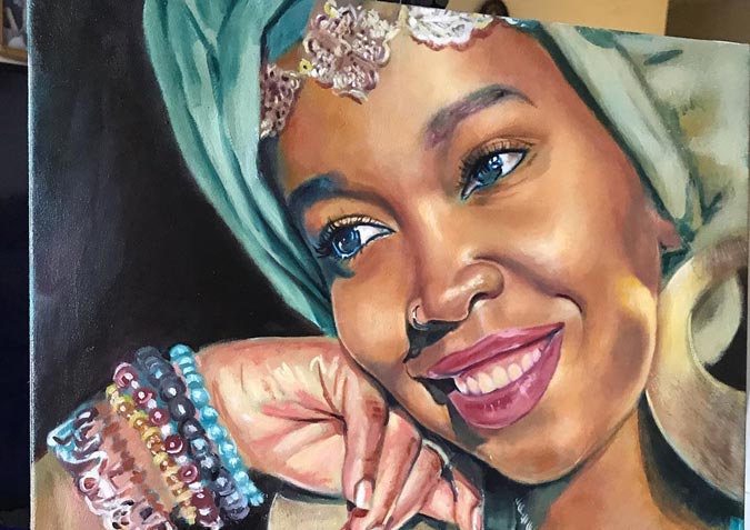 Stunning Paintings on the beauty of black women