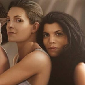 Hyper-Realistic Paintings Of Feminine Nude Figure In Sensual