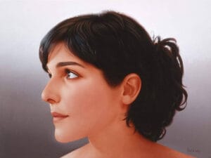 Hyper-Realistic Paintings Of Feminine Nude Figure In Sensual