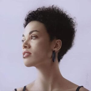 Hyper-Realistic Paintings Of Feminine Nude Figure In Sensual