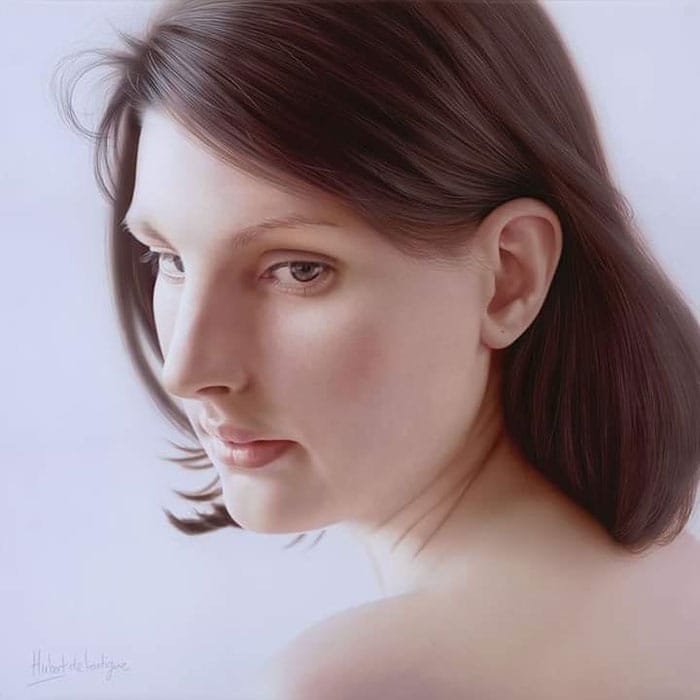 Hyper Realistic Paintings Of Feminine Nude Figure In Sensual Hyper Realistic Paintings Of Feminine Nude Figure In Sensual