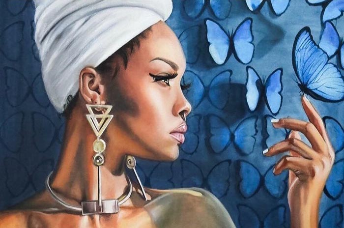 Stunning Paintings on the beauty of black women