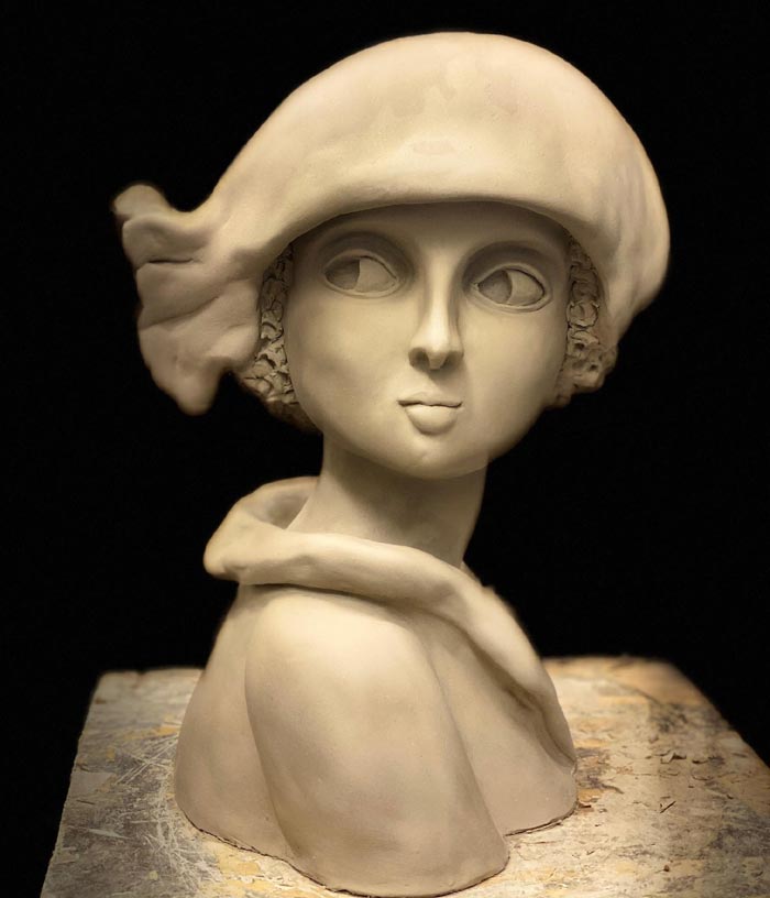 Stunning Sculptures of the female portrait