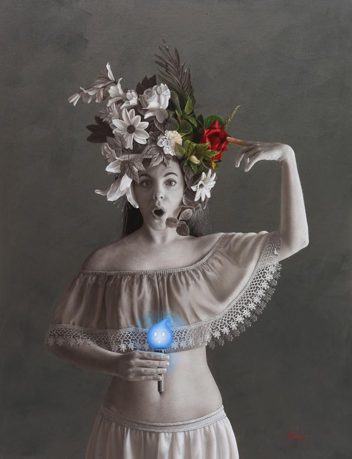 Alexandre Monntoya spring girl realism art