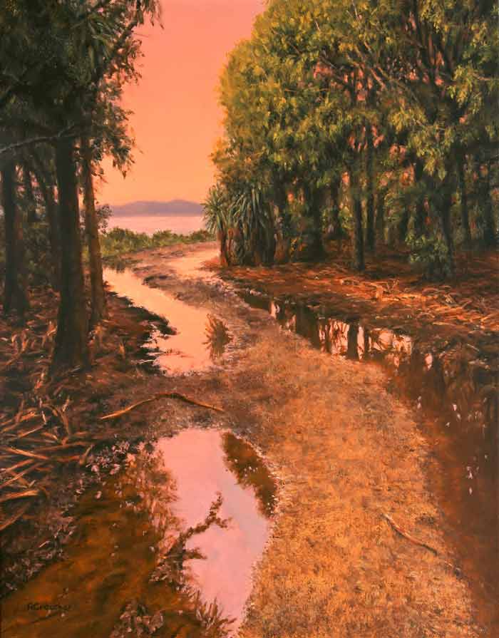 Oil painting landscape images by Rosanne Croucher
