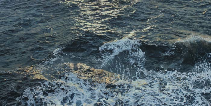 Ocean canvas art by Carina Francioso