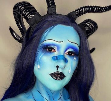 Different style makeup look by sfx artist Hev