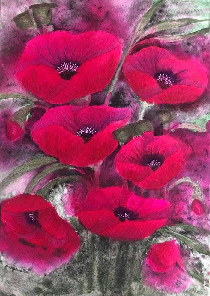 Remembrance Flowers by Kathy Lee