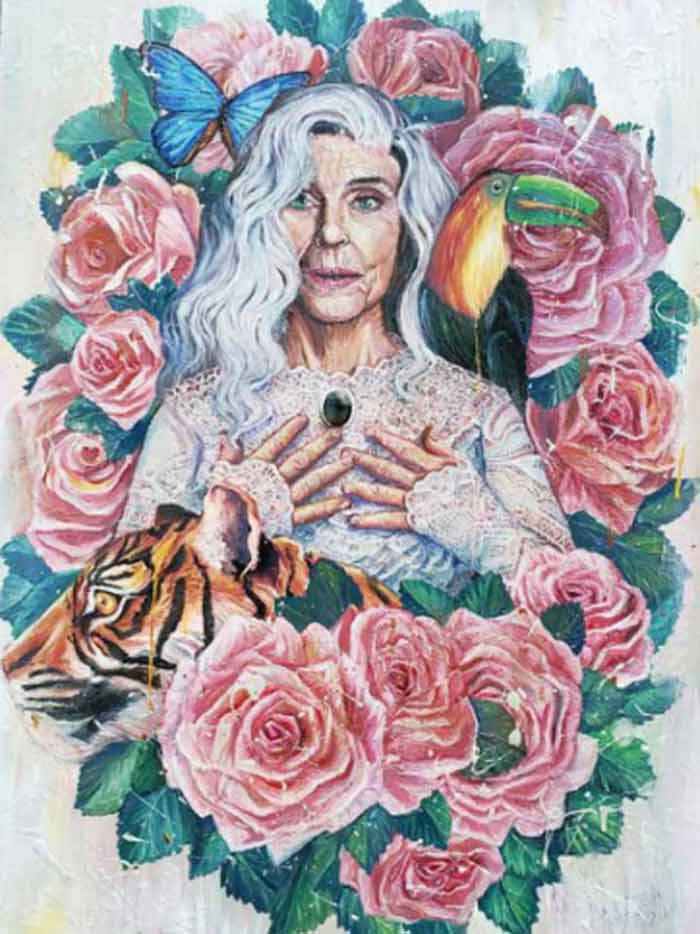 Mother Earth portrait by Andrea Castaneda