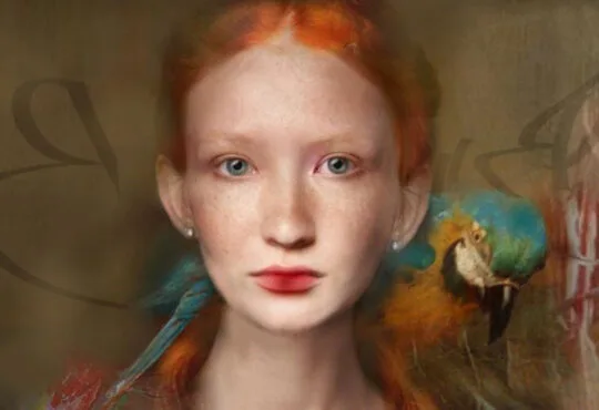 Portrait painting by Christine Fokkelman