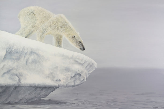 Polar Bear painting by Sophie Green