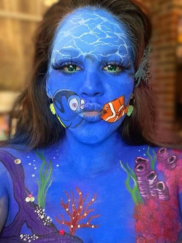 Body Painting MUD Makeup Artist Polly - Trendy Art Ideas