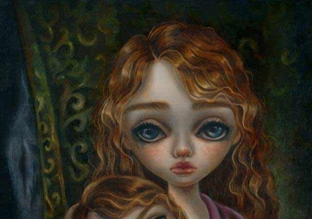 Cute big eye doll by Simona Candini