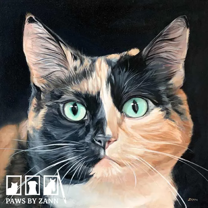 let's make art cat by Zann Hemphill