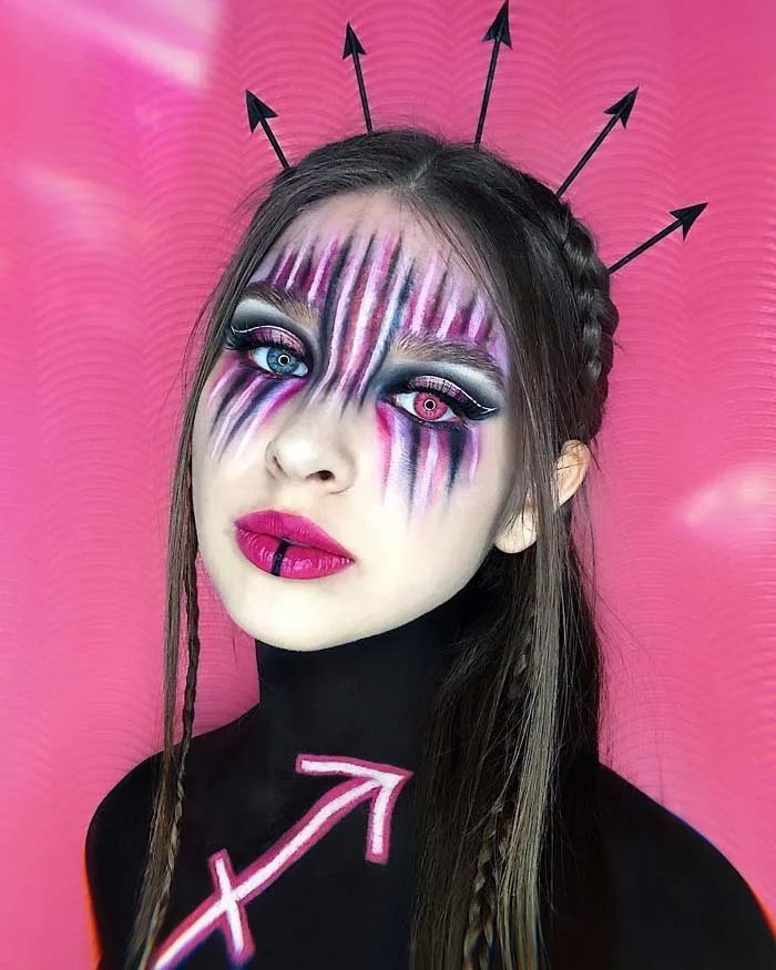 Sagittarius makeup look by Natalia