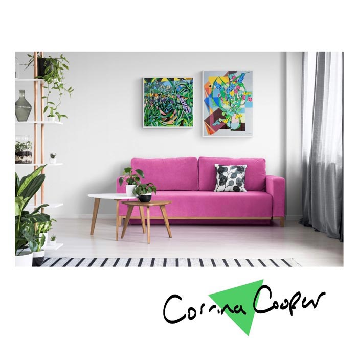 Wall decor painting by Corrina Cooper