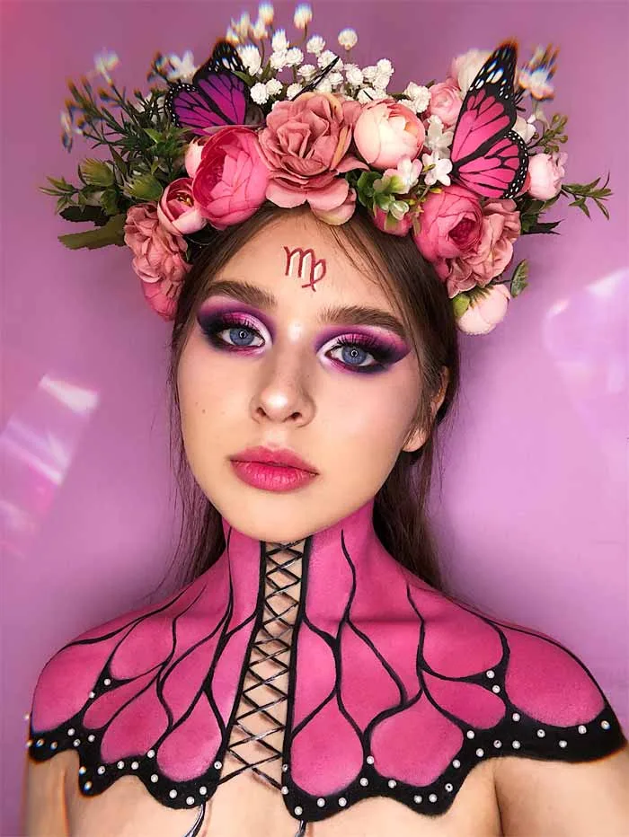 Colorful Fairy Makeup by artist Natalia