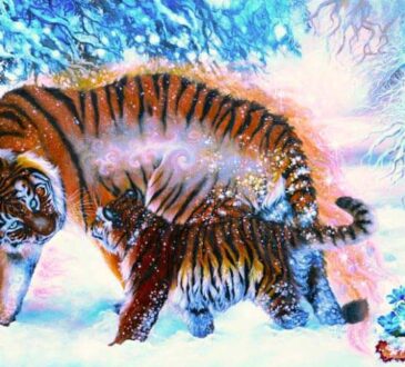 Painting of animals by Safa Qureshi