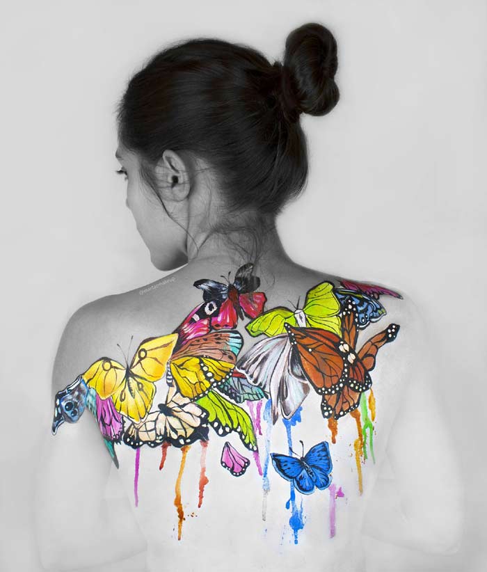 Amazing Body paint by Marta Ortega