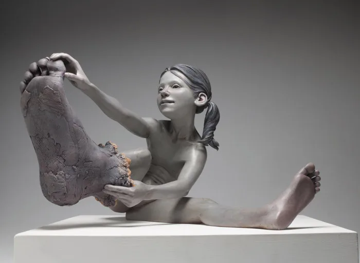 Big foot dress-up sculpture by Jesse Thompson