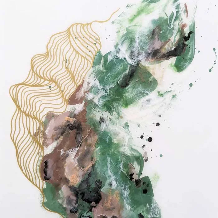 abstract fluid acrylic painting ideas