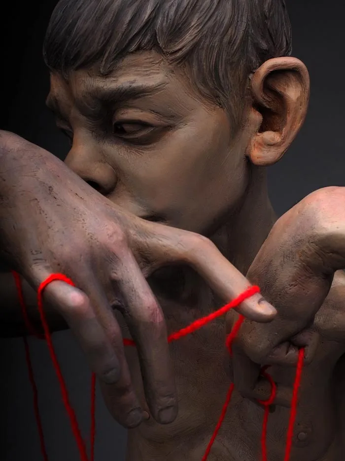 Philistine Clay sculpture by Jesse Thompson