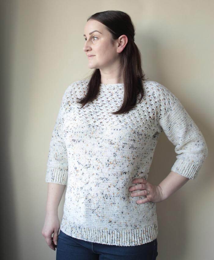 Women's crochet sweater pattern